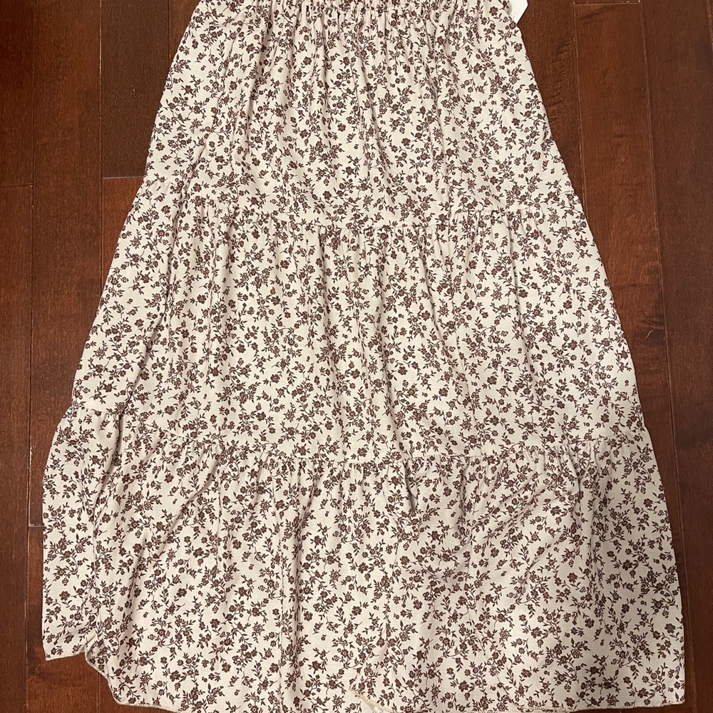 Mabry floral Midi Skirt